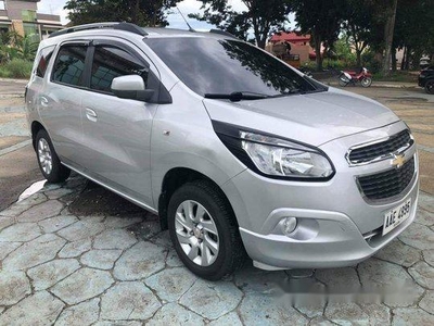 Silver Chevrolet Spin 2015 Automatic for sale
