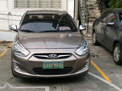 Hyundai Accent 2012 MT Brown Sedan For Sale