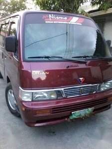 Nissan Urvan 2010 Well Maintained Red Van For Sale