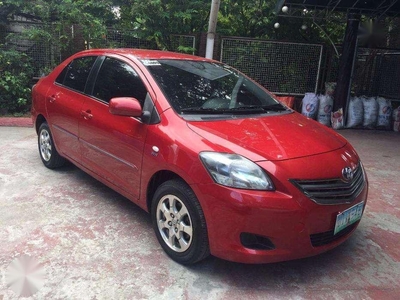 Toyota Vios 1.3E 2012 Manual Red For Sale