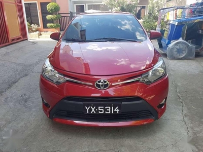 Toyota Vios E 2016 Automatic Red For Sale