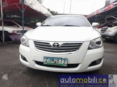 2007 Toyota Camry White Gas AT FOR SALE
