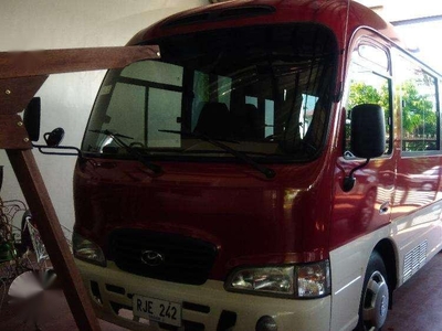 2009 Hyundai County Turbo Diesel Manual Red For Sale