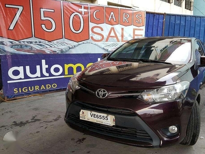 2016 Toyota Vios E Gas Automatic Red For Sale
