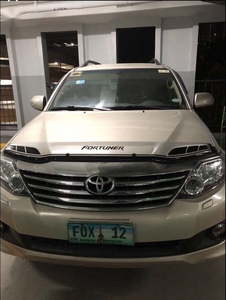 Beige Toyota Fortuner 2012 for sale in Manila
