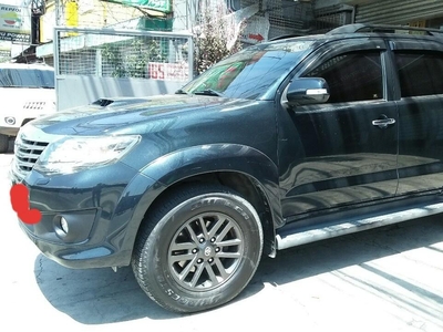 Black Toyota Fortuner 2014 SUV / MPV for sale in Manila
