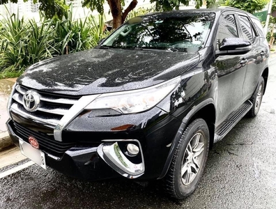 Black Toyota Fortuner 2019 for sale in Parañaque