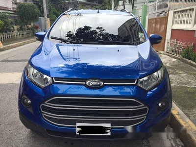 Blue Ford Ecosport 2015 for sale in Manila