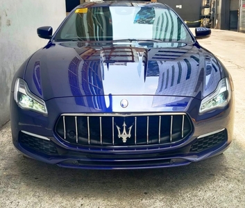 Blue Maserati Quattroporte 2018 for sale in Makati