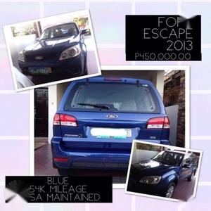 Ford Escape 2013 Casa maintained Blue For Sale