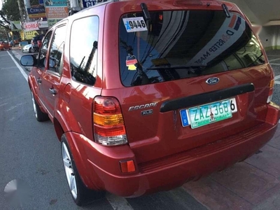 Fresh Ford Escape 2005 XLS 2.3 Red For Sale
