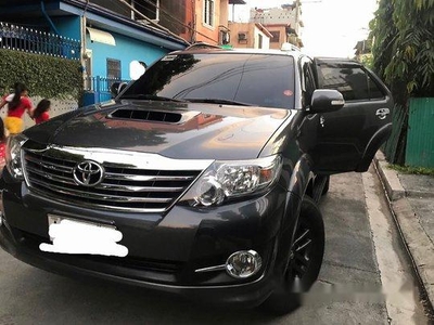 Grey Toyota Fortuner 2015 Automatic for sale