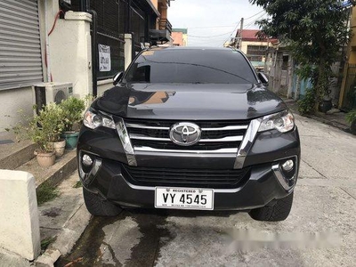 Grey Toyota Fortuner 2017 at 23000 km for sale