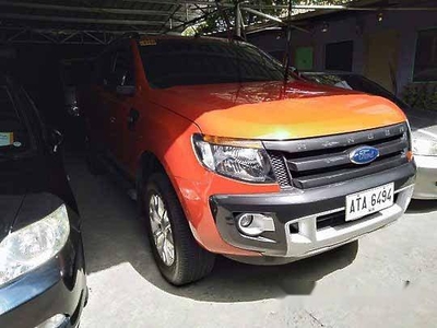 Orange Ford Ranger 2015 at 57049 km for sale