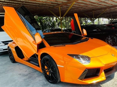 Orange Lamborghini Aventador 2013 for sale in Pasig