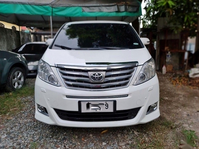 Pearl White Toyota Alphard 2014 for sale in Bacoor