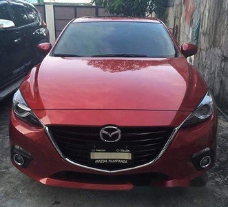 Red Mazda 3 2016 Automatic Gasoline for sale