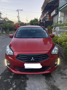 Red Mitsubishi Mirage 2014 for sale in Imus