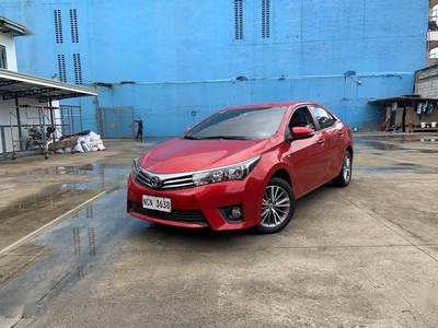 Red Toyota Corolla Altis 2017 for sale