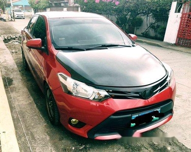 Red Toyota Vios 2014 at 29000 km for sale