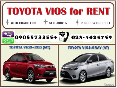 SEDAN(4-5 SEATERS)FOR RENT SELF DRIVE & WITH DRIVER