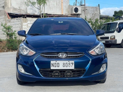 Sell Blue 2016 Hyundai Accent in Parañaque
