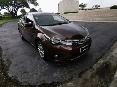 Sell Brown 2014 Toyota Corolla Altis Automatic Gasoline