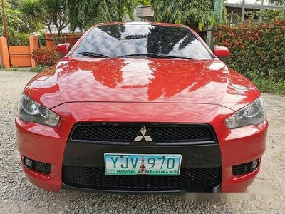 Sell Red 2010 Mitsubishi Lancer Ex Automatic Gasoline at 77000 km