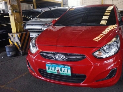 Sell Red 2014 Hyundai Accent Hatchback in Manila
