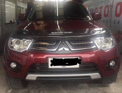 Sell Red 2014 Mitsubishi Montero Sport at 90000 km