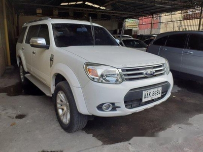 Sell White 2014 Ford Everest Automatic Diesel at 88000 km
