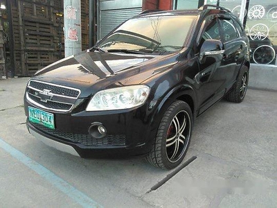 Selling Black Chevrolet Captiva 2009 Automatic Diesel at 74631 km