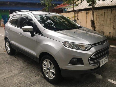 Selling Silver Ford Ecosport 2015 at 37000 km