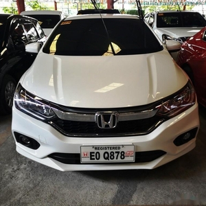Selling White Honda City 2018 Sedan Automatic Gasoline