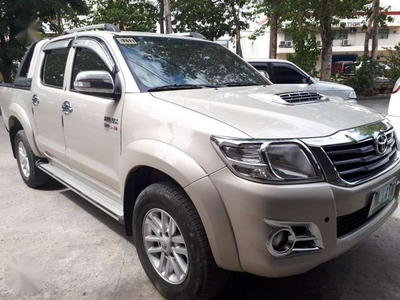 Toyota Hilux G 2014 model 4x2 manual davao accesories all power loaded