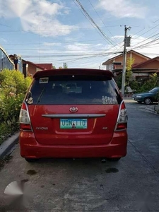 Toyota Innova J 2013 Red Top of the Line For Sale