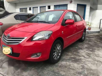 Toyota Vios G 1.3 2013 AT Red Sedan For Sale
