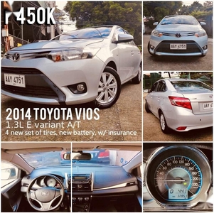 Used Toyota Vios 2014 for sale in Paranaque