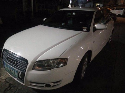 White Audi A4 2007 at 102000 km for sale