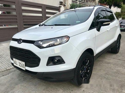 White Ford Ecosport 2017 Automatic Gasoline for sale