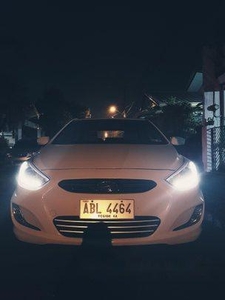 White Hyundai Accent 2014 Manual for sale