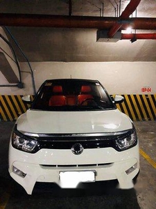 White Ssangyong Tivoli 2016 for sale in Manila