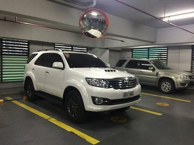 White Toyota Fortuner 2015 Automatic for sale