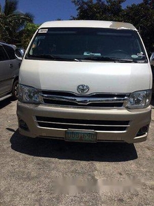 White Toyota Hiace 2013 Manual for sale