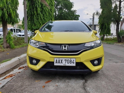 Yellow Honda Jazz 2015 Hatchback at 45000 km for sale