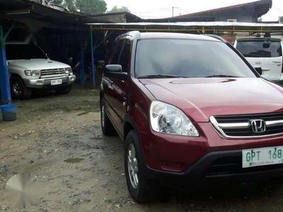 2003 Honda CRV AT Red SUV For Sale