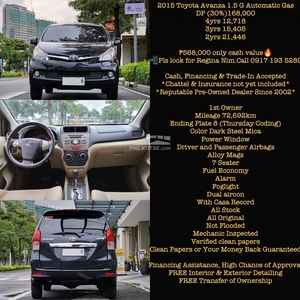 2015 Toyota Avanza 1.5 G AT in Makati, Metro Manila