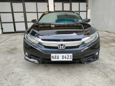 Black Honda Civic 2017 for sale in Quezon City