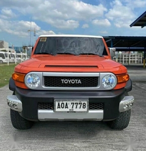 Orange Toyota FJ Cruiser 2014 for sale in Malolos