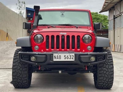 Red Jeep Wrangler 2017 for sale in Manila